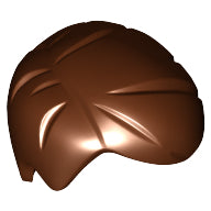 Plaatje in Gallery viewer laden, LEGO® los onderdeel Haar in kleur Roodachtig Bruin 15500