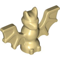 LEGO® los onderdeel Luchtdier in kleur Geelbruin 30103