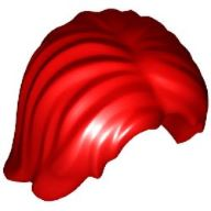 Plaatje in Gallery viewer laden, LEGO® los onderdeel Haar in kleur Rood 88283