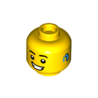 LEGO® los onderdeel Hoofd in kleur Geel 3626cpb3081