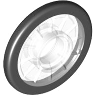 LEGO® los onderdeel Wiel in kleur Doorzichtig 80441pb01