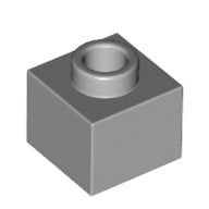 LEGO® Steen Aangepast Licht Blauwachtig Grijs 86996