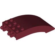 LEGO® los onderdeel Voorruit in kleur Donkerrood 46413