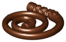 LEGO® los onderdeel Wapen in kleur Roodachtig Bruin 61975