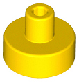 LEGO® los onderdeel Tegel Rond in kleur Geel 20482