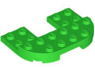 LEGO® los onderdeel Plaat Rond in kleur Fel Groen 89681