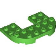 LEGO® los onderdeel Plaat Rond in kleur Fel Groen 89681