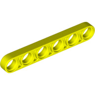 LEGO® los onderdeel Technische Hefbalk Neon geel 32063
