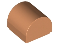 LEGO® los onderdeel Dakpan Gebogen in kleur Noga 49307