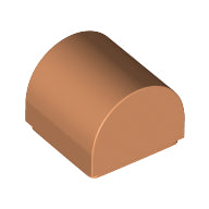 LEGO® los onderdeel Dakpan Gebogen in kleur Noga 49307