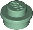 LEGO® los onderdeel Plaat Rond in kleur Zandgroen 4073