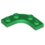 LEGO® los onderdeel Plaat Rond in kleur Groen 68568