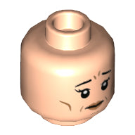 Plaatje in Gallery viewer laden, LEGO® los onderdeel Hoofd in kleur Lichte Noga 3626pb3116