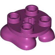 LEGO® los onderdeel Benen Aangepast in kleur Magenta 66858