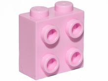 Plaatje in Gallery viewer laden, LEGO® los onderdeel Steen Aangepast in kleur Fel Roze 22885