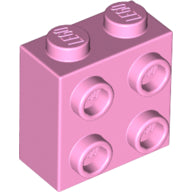 Plaatje in Gallery viewer laden, LEGO® los onderdeel Steen Aangepast in kleur Fel Roze 22885
