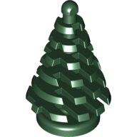 LEGO® los onderdeel Boom in kleur Donkergroen 2435