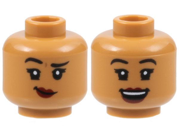 LEGO® los onderdeel Hoofd in kleur Medium Noga 3626cpb3125