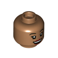 Plaatje in Gallery viewer laden, LEGO® los onderdeel Hoofd in kleur Medium Noga 3626cpb3125