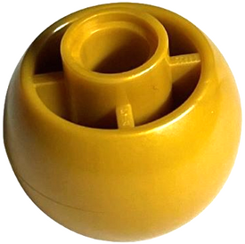 LEGO® los onderdeel Wiel in kleur Parel Goud 55889