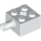 LEGO® los onderdeel Steen Aangepast in kleur Wit 6232