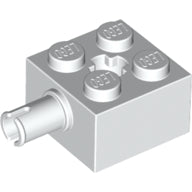 LEGO® los onderdeel Steen Aangepast in kleur Wit 6232