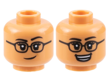 Plaatje in Gallery viewer laden, LEGO® los onderdeel Hoofd in kleur Noga 3626pb3173