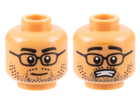 LEGO® los onderdeel Hoofd in kleur Noga 3626pb3159