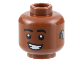 LEGO® los onderdeel Hoofd Roodachtig Bruin 3626cpb3156