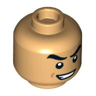 LEGO® los onderdeel Hoofd Licht Geelbruin 3626cpb3161