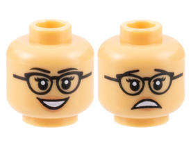 LEGO® los onderdeel Hoofd Licht Geelbruin 3626pb3165
