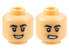 Plaatje in Gallery viewer laden, LEGO® los onderdeel Hoofd Licht Geelbruin 3626pb3174