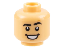 Plaatje in Gallery viewer laden, LEGO® los onderdeel Hoofd Licht Geelbruin 3626pb3152
