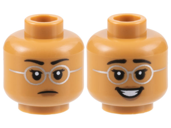 LEGO® los onderdeel Hoofd in kleur Medium Noga 3626cpb3163