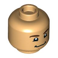 Plaatje in Gallery viewer laden, LEGO® los onderdeel Hoofd Licht Geelbruin 3626cpb3160