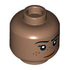 LEGO® los onderdeel Hoofd in kleur Licht Bruin 3626cpb3164
