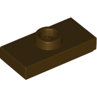 Plaatje in Gallery viewer laden, LEGO® los onderdeel Plaat Aangepast Donker Bruin 15573