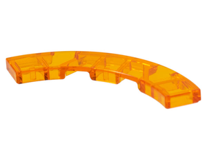 LEGO® los onderdeel Tegel Rond Doorzichtig Oranje 27507