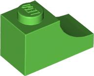 LEGO® los onderdeel Steen Boog in kleur Fel Groen 78666