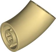 LEGO® los onderdeel Steen Rond in kleur Geelbruin 65473