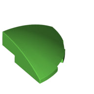 Plaatje in Gallery viewer laden, LEGO® los onderdeel Dakpan Gebogen in kleur Fel Groen 76797
