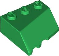 LEGO® los onderdeel Wig in kleur Groen 48165