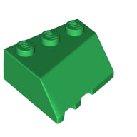LEGO® los onderdeel Wig in kleur Groen 48165