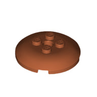 LEGO® los onderdeel Steen Rond in kleur Donker Oranje 65138