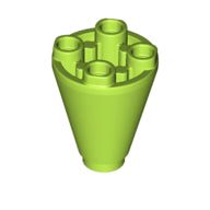 LEGO® los onderdeel Kegel in kleur Limoen 49309