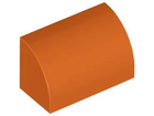LEGO® los onderdeel Dakpan Gebogen Donker Oranje 37352