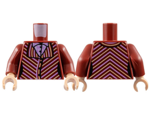 Plaatje in Gallery viewer laden, LEGO® los onderdeel Lijf met Motief Donkerrood 973pb4896c01