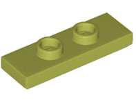 Plaatje in Gallery viewer laden, LEGO® los onderdeel Plaat Aangepast Olijfgroen 34103