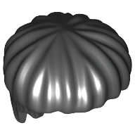 LEGO® los onderdeel Haar in kleur Zwart x219