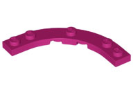 Plaatje in Gallery viewer laden, LEGO® los onderdeel Plaat Rond in kleur Magenta 80015